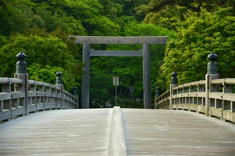 伊勢神宮内宮　宇治橋